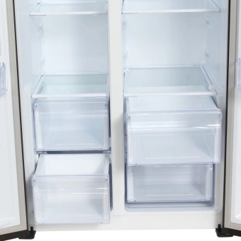 Холодильник Hyundai CS4505F 2-хкамерн. нержавеющая сталь - купить недорого с доставкой в интернет-магазине