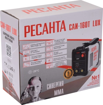 Сварочный аппарат Ресанта САИ-160Т LUX инвертор ММА DC 6.5кВт - купить недорого с доставкой в интернет-магазине