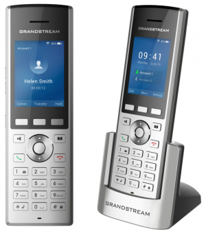 Телефон IP Grandstream WP820 серебристый - купить недорого с доставкой в интернет-магазине