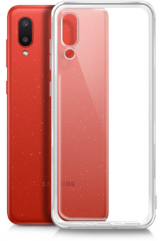 Чехол (клип-кейс) BoraSCO для Samsung Galaxy A02 прозрачный (39905) - купить недорого с доставкой в интернет-магазине