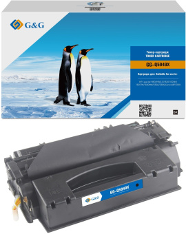 Картридж лазерный G&G GG-Q5949X черный (6000стр.) для HP LJ 1160/1320/3390/3392 - купить недорого с доставкой в интернет-магазине