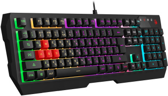 Клавиатура + мышь A4Tech Bloody B1700 клав:черный мышь:черный USB LED (B1700 (B140N + ES7 + BP-50M)) - купить недорого с доставкой в интернет-магазине