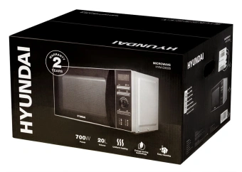 Микроволновая Печь Hyundai HYM-D3026 20л. 700Вт серебристый - купить недорого с доставкой в интернет-магазине