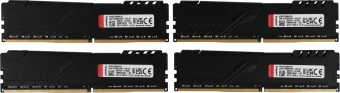 Память DDR4 4x32GB 3200MHz Kingston KF432C16BBK4/128 Fury Beast Black RTL Gaming PC4-25600 CL16 DIMM 288-pin 1.35В dual rank с радиатором Ret - купить недорого с доставкой в интернет-магазине