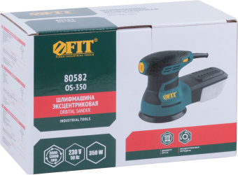 Эксцентриковая шлифмашина FIT OS-350 350Вт D125мм (80582) - купить недорого с доставкой в интернет-магазине