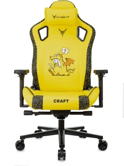 Кресло игровое Knight Craft Dragon желтый экокожа крестов. металл - купить недорого с доставкой в интернет-магазине