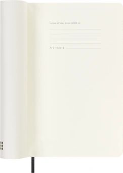 Еженедельник Moleskine CLASSIC SOFT WKNT Large 130х210мм 144стр. мягкая обложка черный - купить недорого с доставкой в интернет-магазине