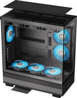 Корпус PcCooler C3Q500 BK черный без БП ATX 9x120mm 5x140mm 2xUSB3.0 audio bott PSU - купить недорого с доставкой в интернет-магазине