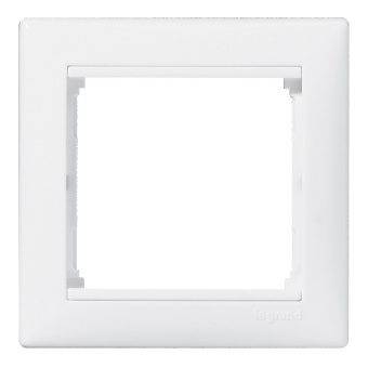 Рамка Legrand Valena 774451 накладная 1x поликарбонат белый - купить недорого с доставкой в интернет-магазине
