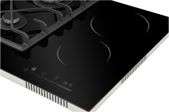 Газовая варочная поверхность Hiberg VM 6021 B черный - купить недорого с доставкой в интернет-магазине