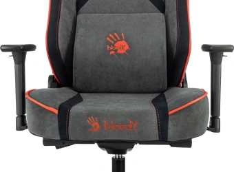 Кресло игровое A4Tech Bloody GC-680 серый/черный искусственная замша с подголов. крестов. металл - купить недорого с доставкой в интернет-магазине