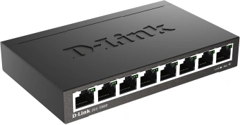 Коммутатор D-Link DGS-1008D/R1A (L2) 8x1Гбит/с неуправляемый - купить недорого с доставкой в интернет-магазине