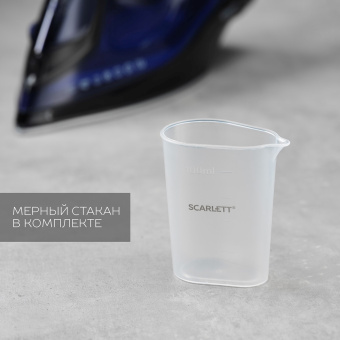 Утюг Scarlett SC-SI30K57 2400Вт черный/фиолетовый - купить недорого с доставкой в интернет-магазине