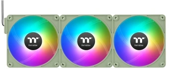 Вентилятор для корпуса Thermaltake CT120 EX Sync Matcha ARGB 120х120x25 зеленый 4-pin 28.5дБ (упак.:3шт) (CL-F196-PL12MG-A) Ret - купить недорого с доставкой в интернет-магазине
