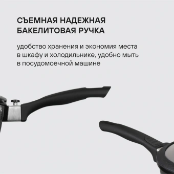 Сотейник Rondell Escurion RDA-871 4.0л. d=28см (с крышкой) черный - купить недорого с доставкой в интернет-магазине