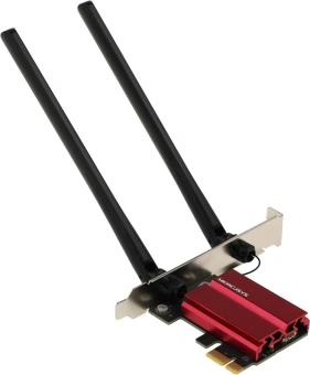 Сетевой адаптер Wi-Fi + Bluetooth Mercusys MA86XE AXE5400 PCI Express (ант.внеш.несъем.) 2ант. - купить недорого с доставкой в интернет-магазине