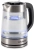 Чайник электрический Hyundai HYK-G4015 1.9л. 2200Вт черный/серебристый корпус: стекло - купить недорого с доставкой в интернет-магазине