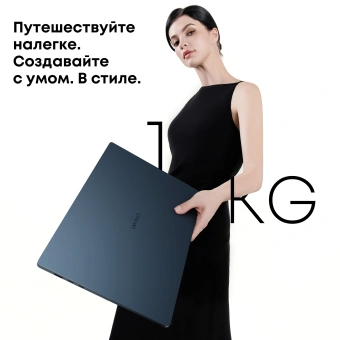 Ноутбук Chuwi Corebook Air Ryzen 5 6600H 16Gb SSD512Gb AMD Radeon 660M 14" IPS FHD+ (1920x1200) Windows 11 Pro blue WiFi BT Cam - купить недорого с доставкой в интернет-магазине