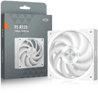 Вентилятор для корпуса PcCooler F5 R120 120х120x25 белый 4-pin (F5R120-WHNT1-GL) Ret - купить недорого с доставкой в интернет-магазине