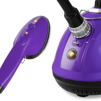 Отпариватель напольный Kitfort КТ-9123-1 1960Вт черный/фиолетовый - купить недорого с доставкой в интернет-магазине