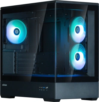 Корпус Zalman P30 V2 черный без БП mATX 1x80mm 3x120mm 1xUSB2.0 1xUSB3.0 audio bott PSU - купить недорого с доставкой в интернет-магазине