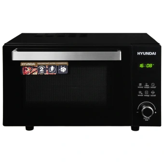 Микроволновая Печь Hyundai HYM-D2073 23л. 800Вт черный/хром - купить недорого с доставкой в интернет-магазине