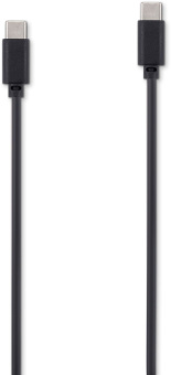 Кабель Buro BU-USB-CC-1.2M-100W USB Type-C (m)-USB Type-C (m) 1.2м черный - купить недорого с доставкой в интернет-магазине