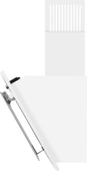 Вытяжка каминная Weissgauff SIGMA 50 PB WH белый управление: кнопочное (1 мотор) - купить недорого с доставкой в интернет-магазине