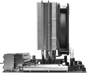 Устройство охлаждения(кулер) ID-Cooling SE-224K-I Soc-1200/1700/1851 серебристый/черный 4-pin 16-29dB Al+Cu 220W 650gr Bulk (SE-224K-I BULK) - купить недорого с доставкой в интернет-магазине