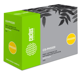 Картридж лазерный Cactus CS-PH3320 106R02304 черный (5000стр.) для Xerox Phaser 3320 - купить недорого с доставкой в интернет-магазине