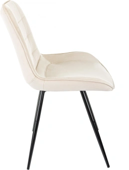 Стул для дома Бюрократ CH-K2_4 комплект 4шт бежевый Holland 06 металл черный на ножках (CH-K2_1/HL07_4) - купить недорого с доставкой в интернет-магазине