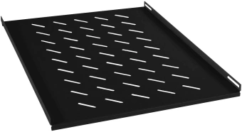 Полка стационарная Cabeus SH-J018-FC-1000-BK нагр.:45кг. 19" 700мм черный - купить недорого с доставкой в интернет-магазине