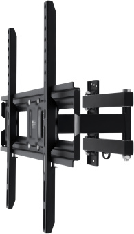 Кронштейн для телевизора Buro MF2 черный 32"-70" макс.35кг настенный поворотно-выдвижной и наклонный - купить недорого с доставкой в интернет-магазине