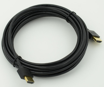 Кабель аудио-видео HDMI (m)/HDMI (m) 5м. позолоч.конт. черный - купить недорого с доставкой в интернет-магазине