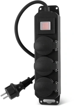 Сетевой фильтр Buro 300MDP-5-B 5м (3 розетки) черный (коробка) - купить недорого с доставкой в интернет-магазине