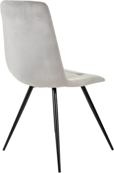 Стул для дома Бюрократ CH-K1 св.серый Holland 09 металл черный на ножках (CH-K1_1/HL09) - купить недорого с доставкой в интернет-магазине