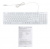 Клавиатура Оклик 420MRL белый USB slim Multimedia LED - купить недорого с доставкой в интернет-магазине