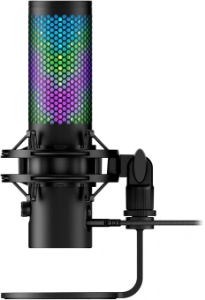 Микрофон проводной HyperX QuadCast 2 S 3м черный - купить недорого с доставкой в интернет-магазине