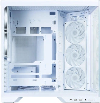 Корпус Zalman D50 белый без БП ATX 11x120mm 2x140mm 2xUSB3.0 audio bott PSU - купить недорого с доставкой в интернет-магазине