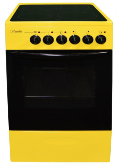 Плита Электрическая Лысьва EF4002MK00 желтый стеклокерамика (без крышки) - купить недорого с доставкой в интернет-магазине