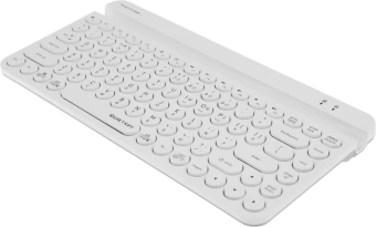 Клавиатура A4Tech FBK30 белый USB беспроводная BT/Radio slim Multimedia (FBK30 WHITE) - купить недорого с доставкой в интернет-магазине