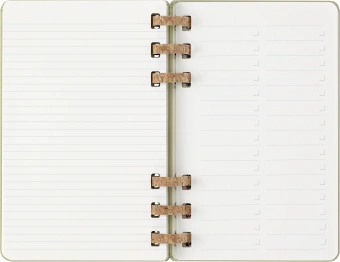 Еженедельник Moleskine ACADEMIC SPIRAL DHSPK5212AMWH3 Large 150х210мм 200стр. кремовые страницы спираль киви - купить недорого с доставкой в интернет-магазине