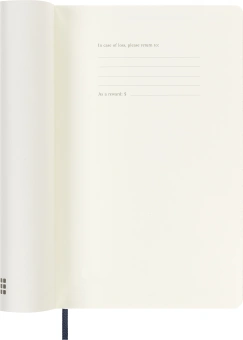 Еженедельник Moleskine ACADEMIC SOFT WKNT Large 130х210мм датир.18мес 208стр. мягкая обложка синий - купить недорого с доставкой в интернет-магазине