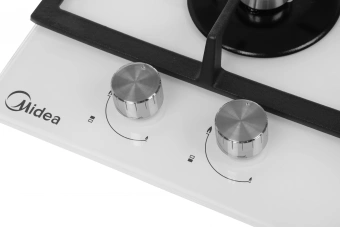 Газовая варочная поверхность Midea MG3260TGW белый - купить недорого с доставкой в интернет-магазине