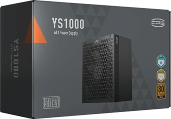 Блок питания PcCooler ATX 1000W P5-YS1000 -G1F Gen.5 80+ gold (20+4pin) APFC 135mm fan 12xSATA Cab Manag RTL - купить недорого с доставкой в интернет-магазине