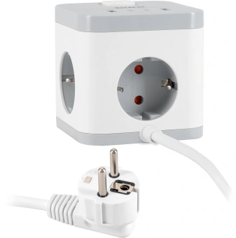 Сетевой удлинитель Buro BU-PC3.1UС-W 1.5м (3 розетки) белый (коробка) - купить недорого с доставкой в интернет-магазине