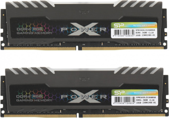 Память DDR4 2x16GB 3600MHz Silicon Power SP032GXLZU360BDB Xpower Turbine RGB RTL Gaming PC4-28800 CL18 DIMM 260-pin 1.35В kit single rank с радиатором Ret - купить недорого с доставкой в интернет-магазине