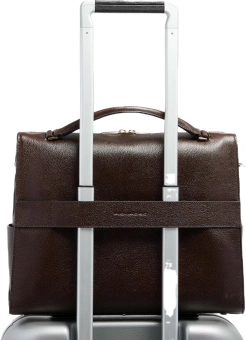 Деловая сумка Piquadro Patricia CA6774W140/M с отделением для ноутбука 14" коричневая натур.кожа - купить недорого с доставкой в интернет-магазине
