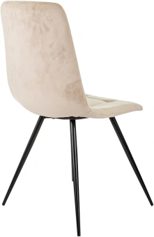 Стул для дома Бюрократ CH-K1 бежевый Holland 06 металл черный на ножках (CH-K1_1/HL07) - купить недорого с доставкой в интернет-магазине