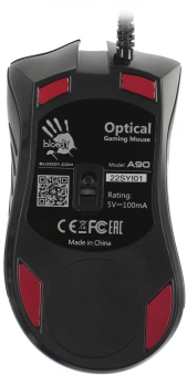 Мышь A4Tech Bloody A90 черный оптическая 6200dpi USB 8but - купить недорого с доставкой в интернет-магазине